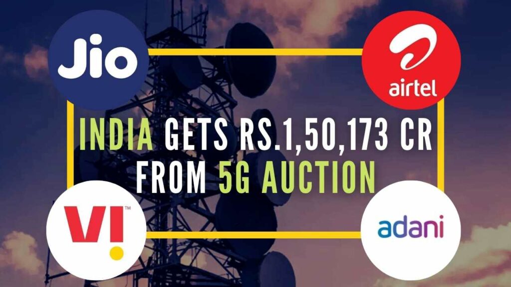 Jio top bidder for 5G spectrum auction Bharti Airtel second